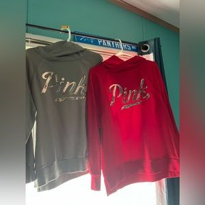 2 sets of PINK jackets